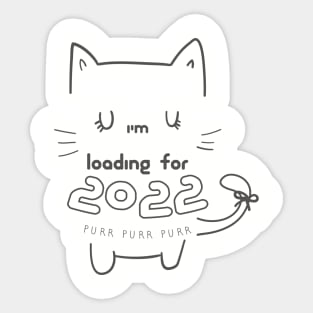 Funny New Year Sticker